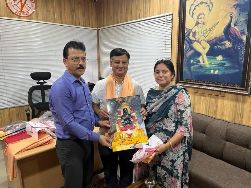हिमुडा के नए निदेशक राजेश बनायल ने बाबा बालक नाथ में नवाया शीश