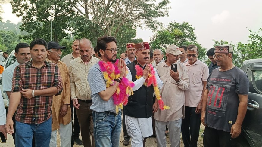 राहत के नाम पर धोखा, कांग्रेस सरकार ने किया पीड़ितों के ज़ख्मों पर नमक – बड़सर में बिफरे अनुराग ठाकुर और विधायक इन्द्रदत्त लखनपाल